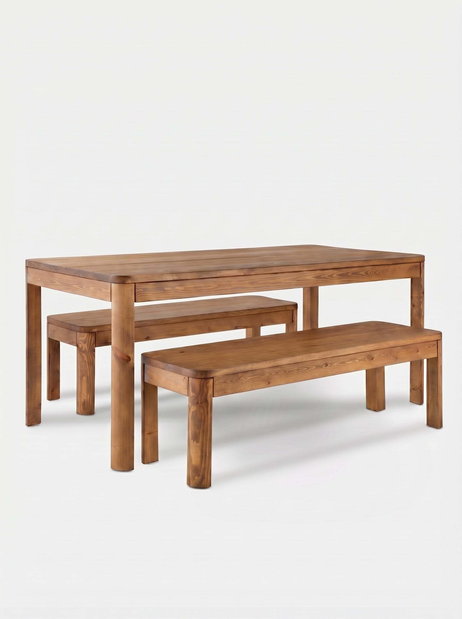Gosforth Long Dining Table and Benches - Dining Table and Benches Sets