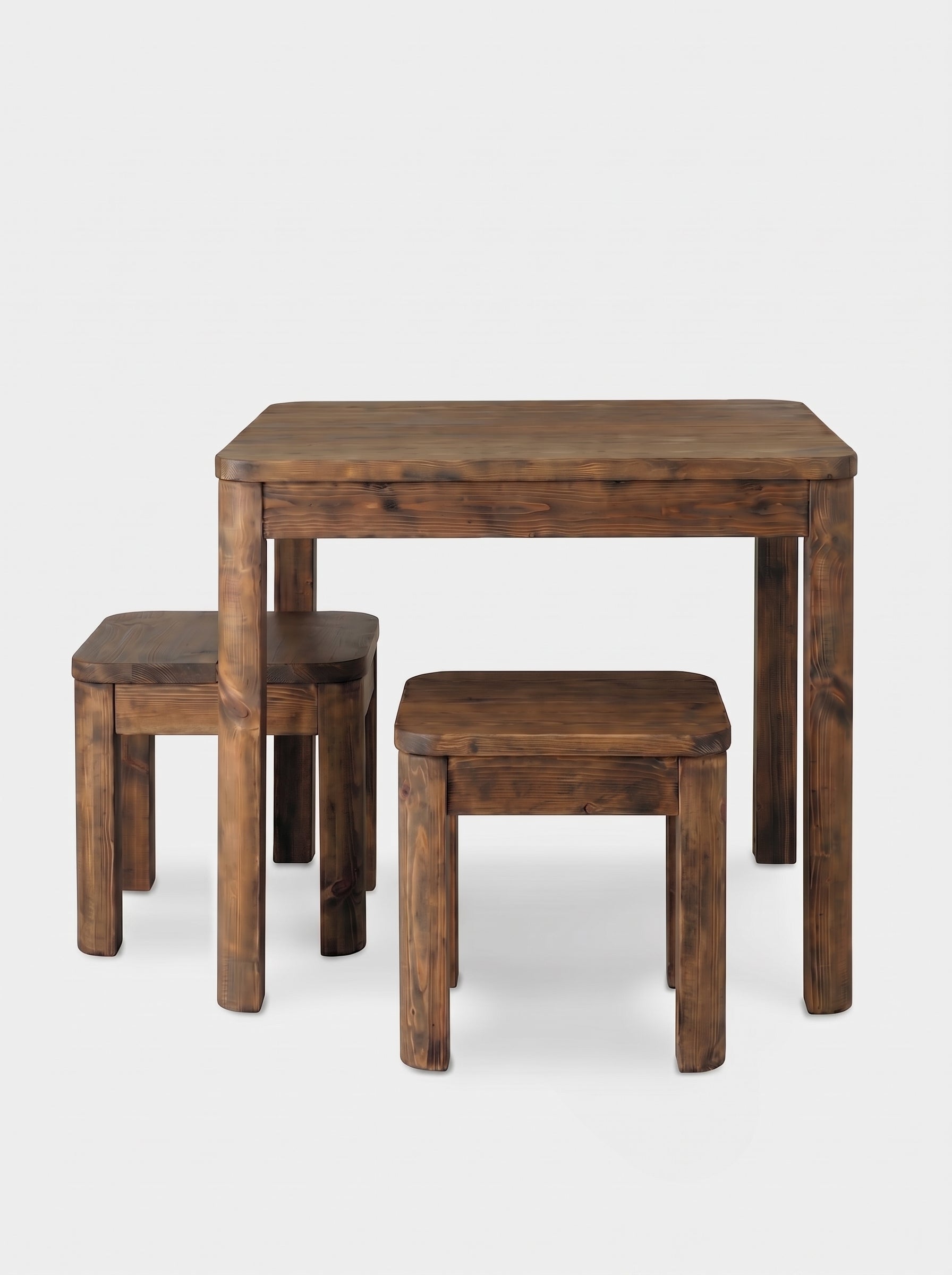 Gosforth Square Dining Table Set - Dining Table and Stools Sets