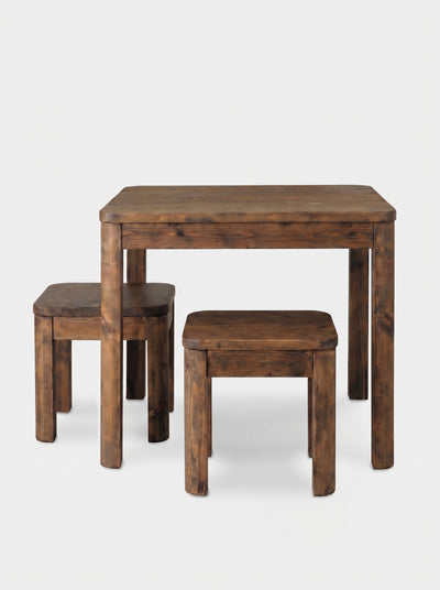 Gosforth Square Dining Table Set - Dining Table and Stools Sets