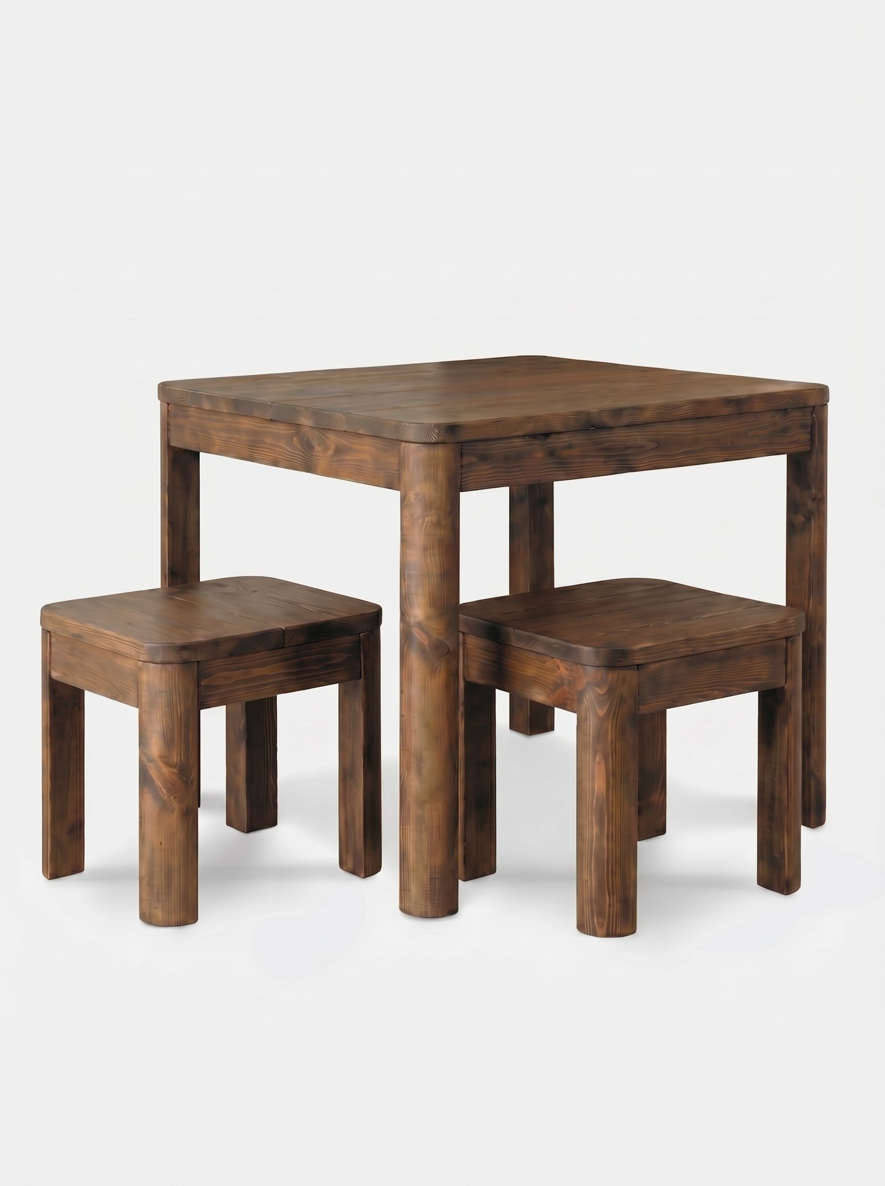 Gosforth Square Dining Table Set - Dining Table and Stools Sets