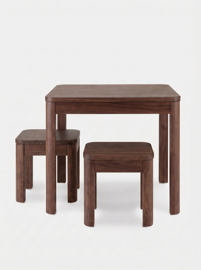Gosforth Square Dining Table Set - Dining Table and Stools Sets