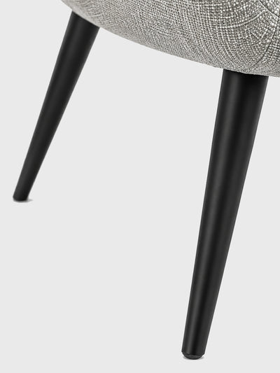 Grey Curved Dining Chair - Set of 2 - 