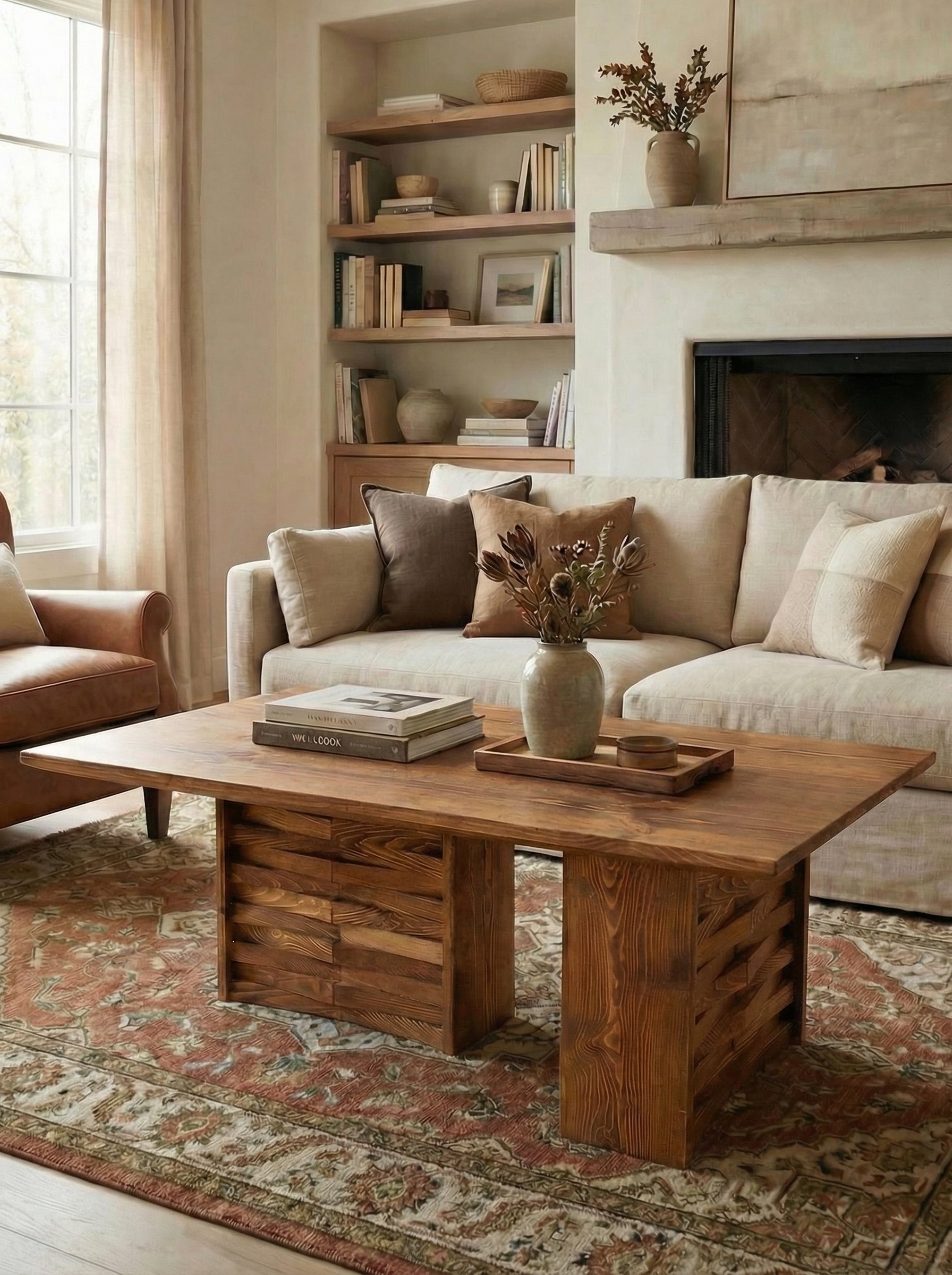 Haverton Two Column Coffee Table - Coffee Tables