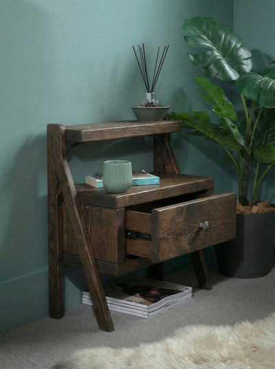 Heaton Ladder Style Bedside Table - Bedside Tables