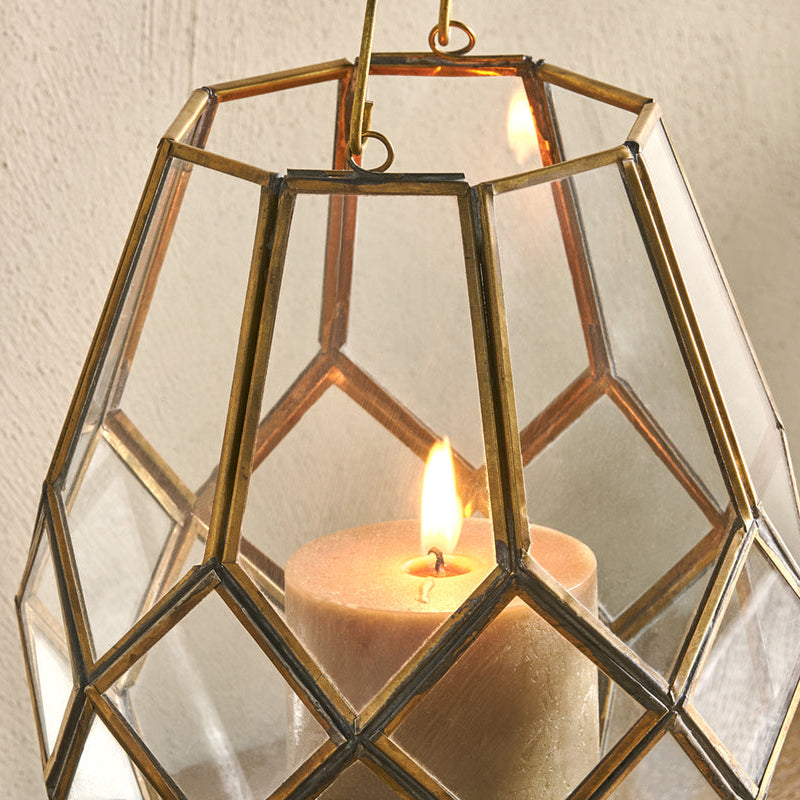 Brass Candle Lantern