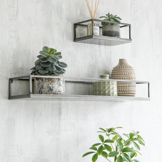 Metal bathroom wall on sale shelf