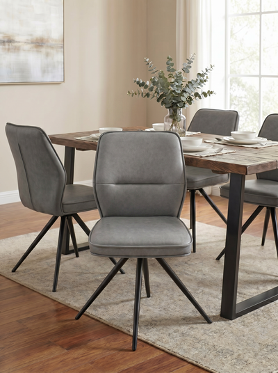 Modern Swivel Dining Chair - Set of 2 - Dining Chairs