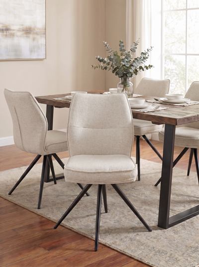 Modern Swivel Dining Chair - Set of 2 - 
