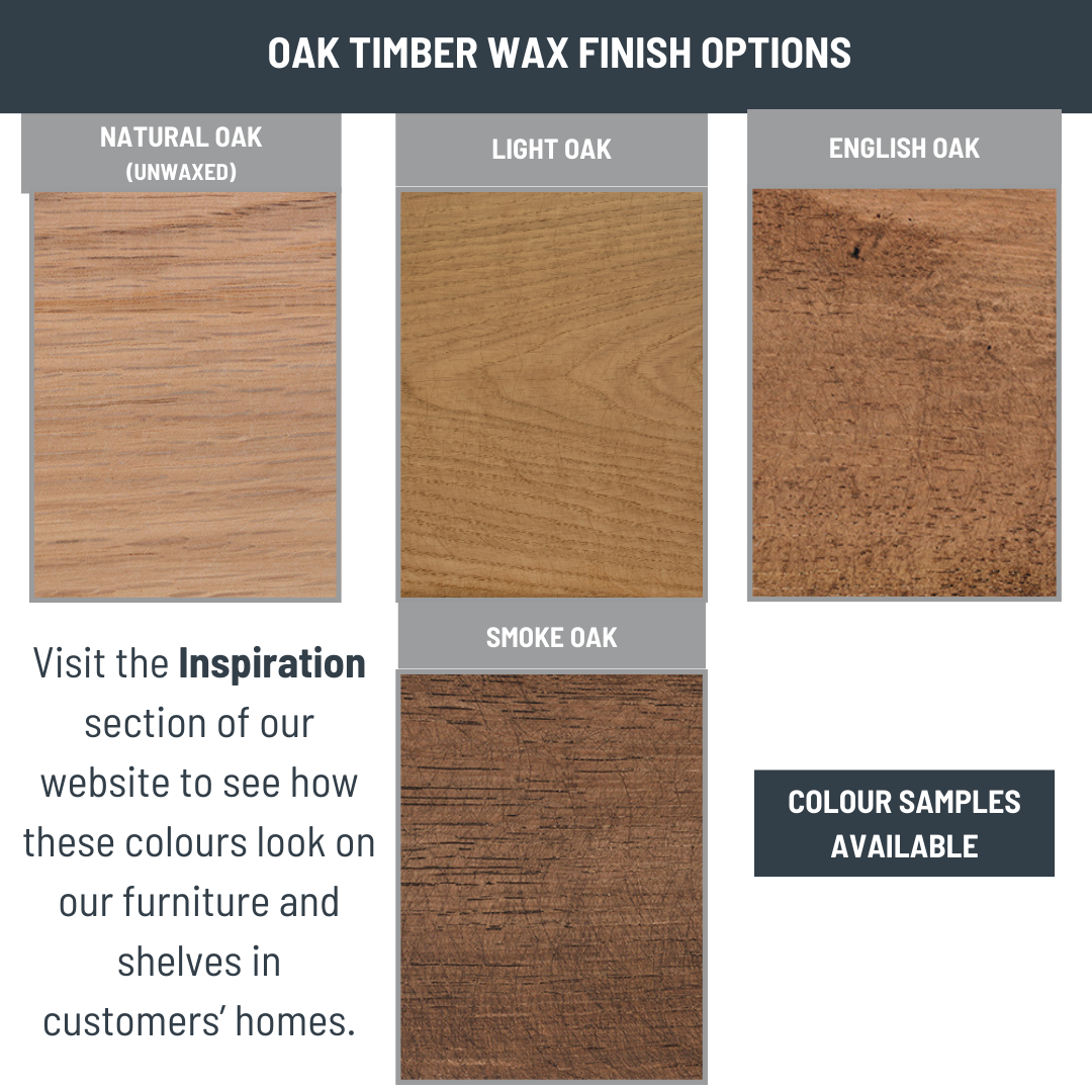 8x4 Oak Floating Shelf - Outlet - Save 20%