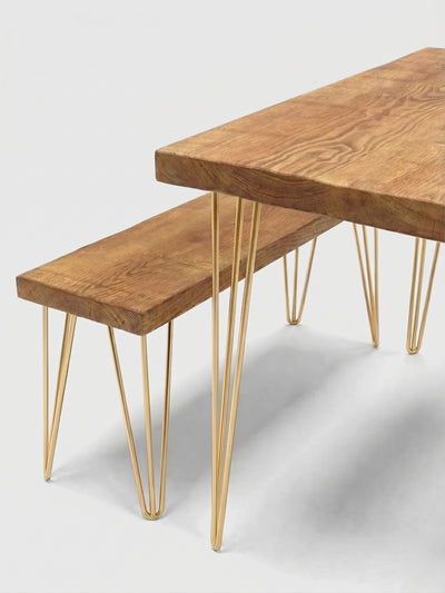 Ouseburn Dining Table and Benches - Dining Table and Benches Sets