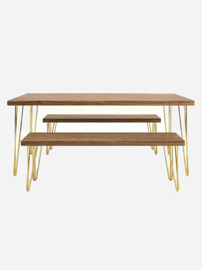 Ouseburn Dining Table and Benches - Dining Table and Benches Sets