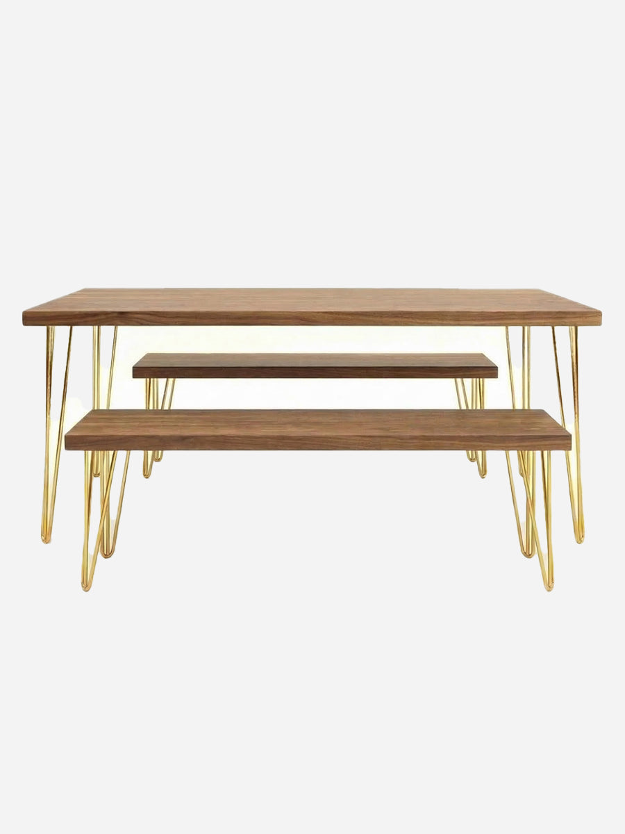 Ouseburn Dining Table and Benches - Dining Table and Benches Sets