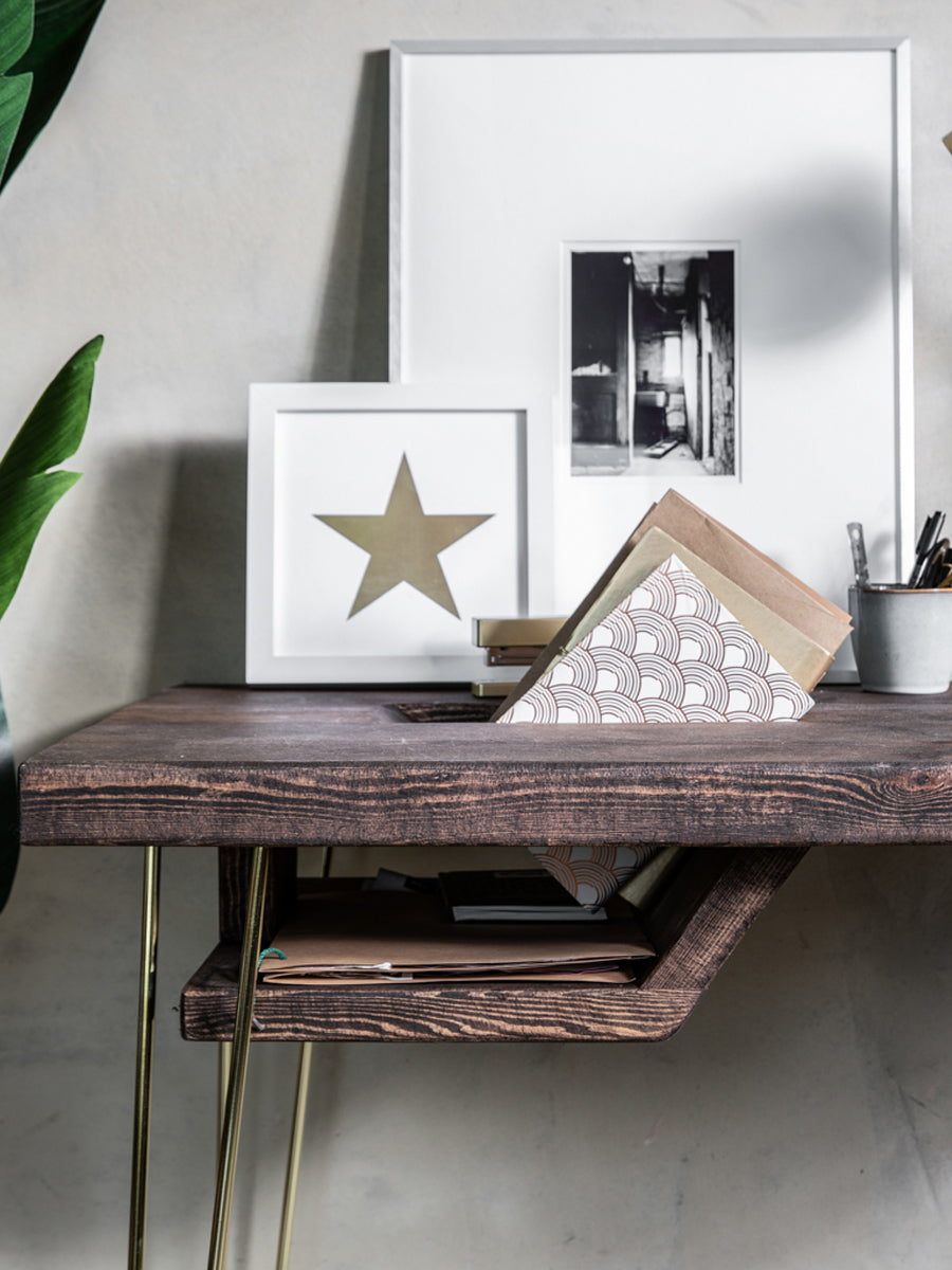 Ouseburn Desk With Storage - Desks