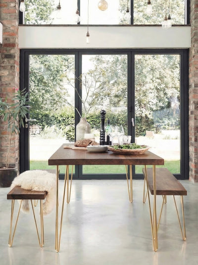 Ouseburn Dining Table and Benches - Dining Table and Benches Sets