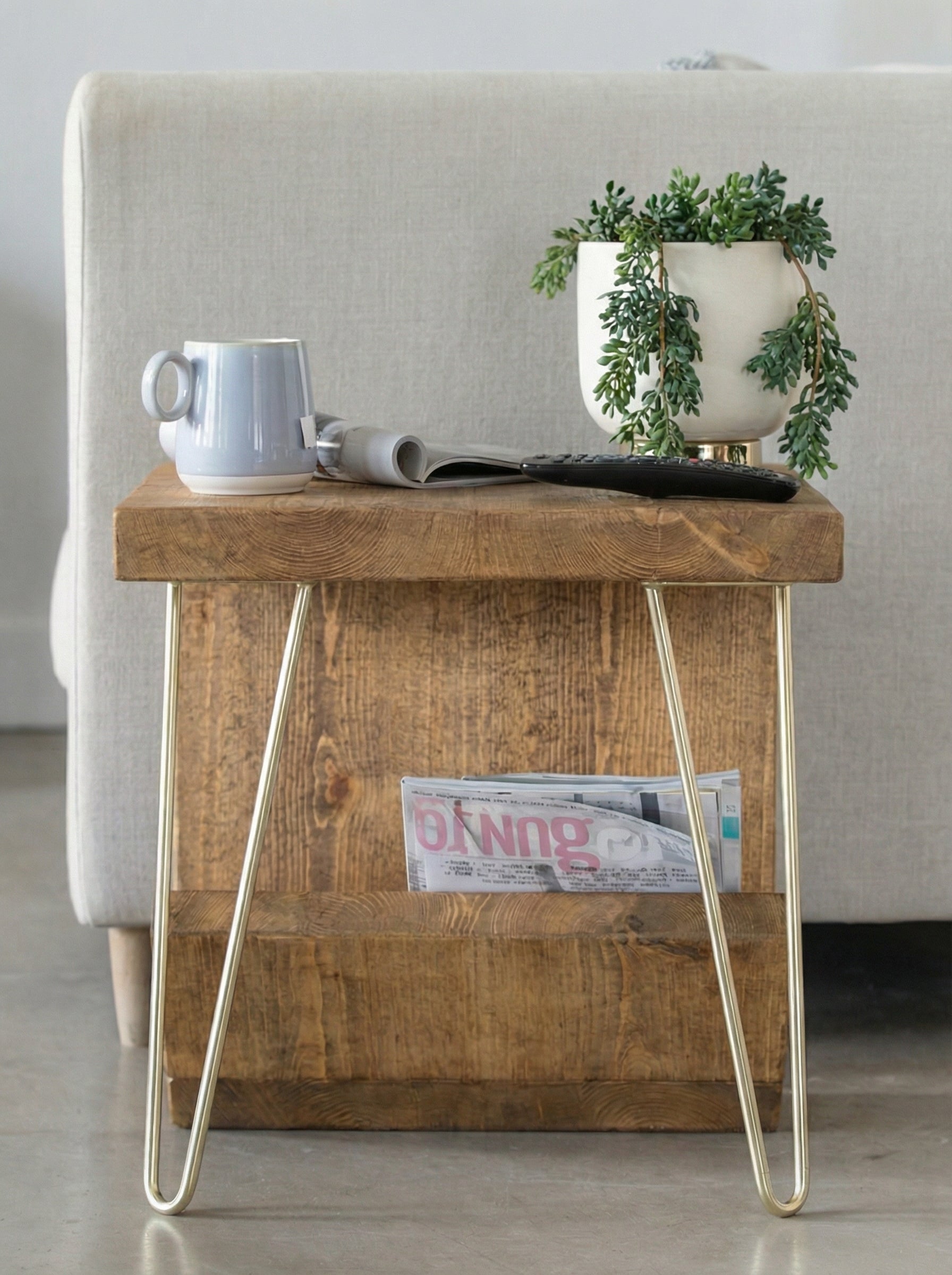 Ouseburn Side Table With Storage - Side Tables