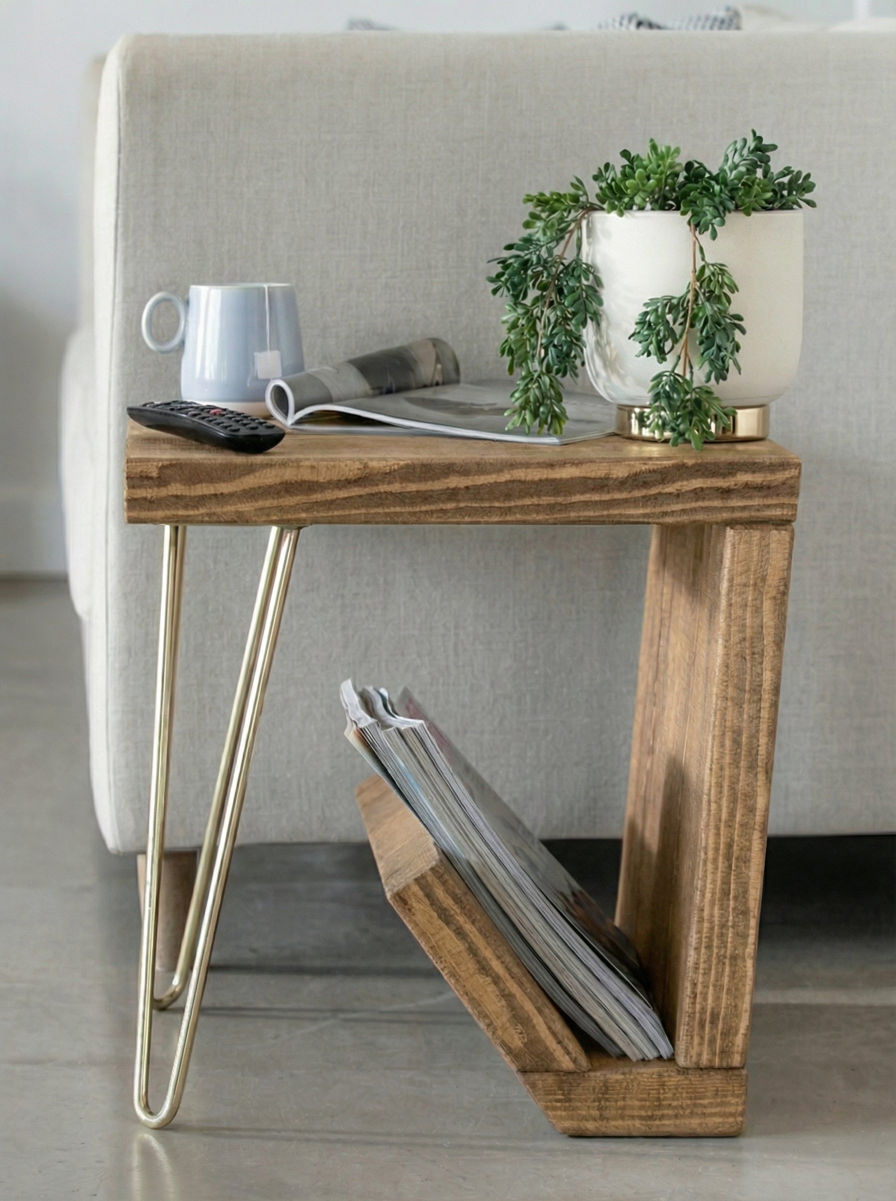 Ouseburn Side Table With Storage - Side Tables