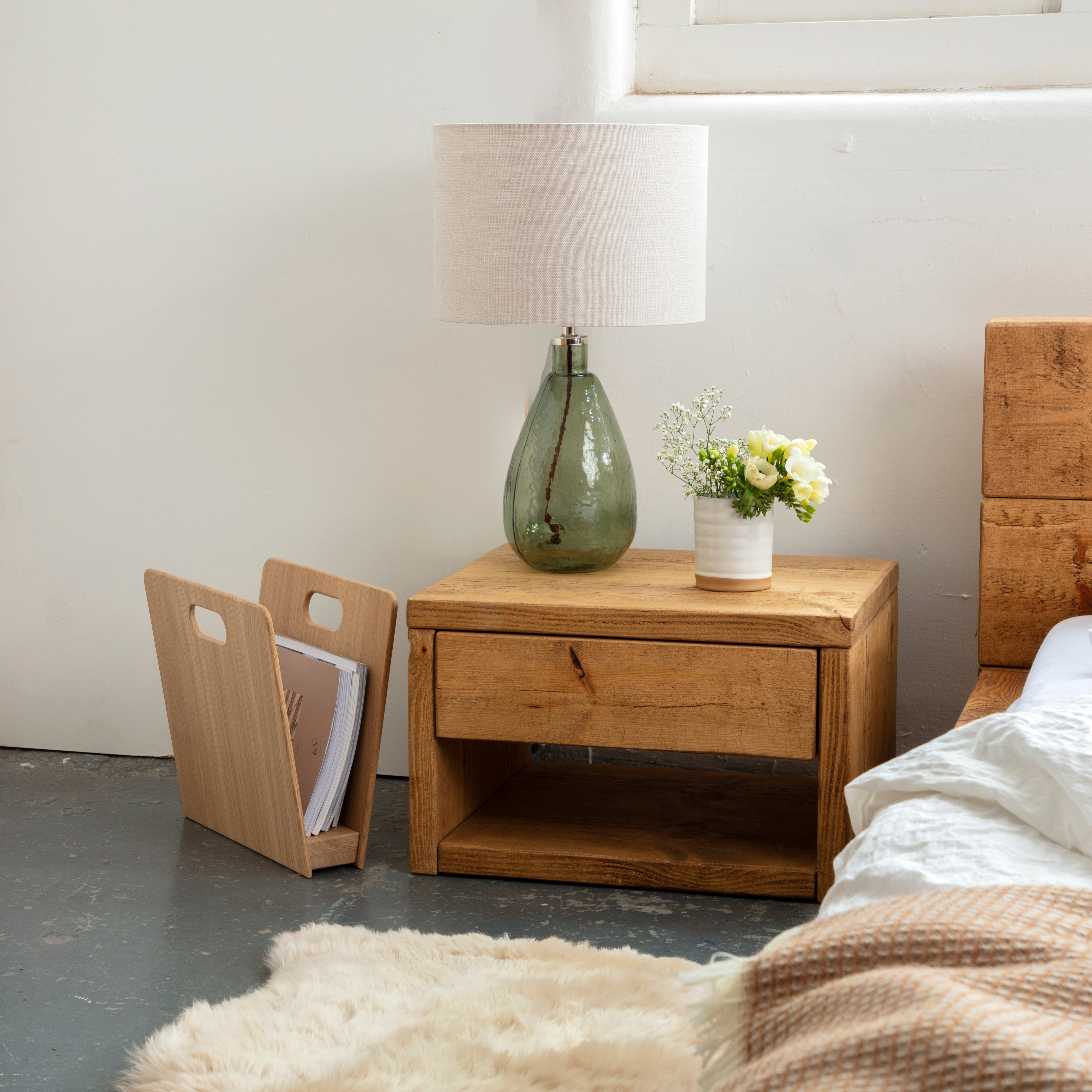 Pandon Loft Style Bedside Table | Funky Chunky Furniture