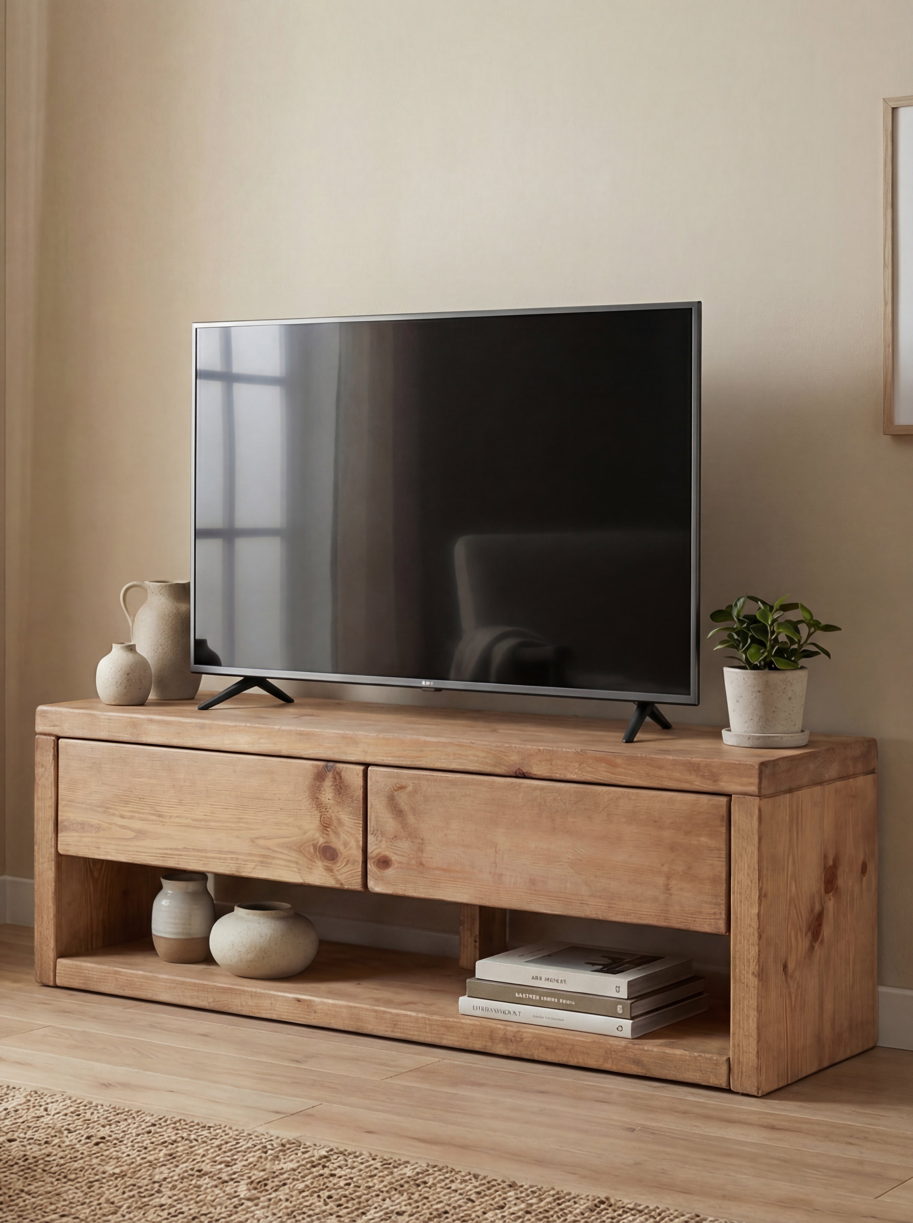 Pandon TV Stand 2 Drawers And Storage - TV Stands
