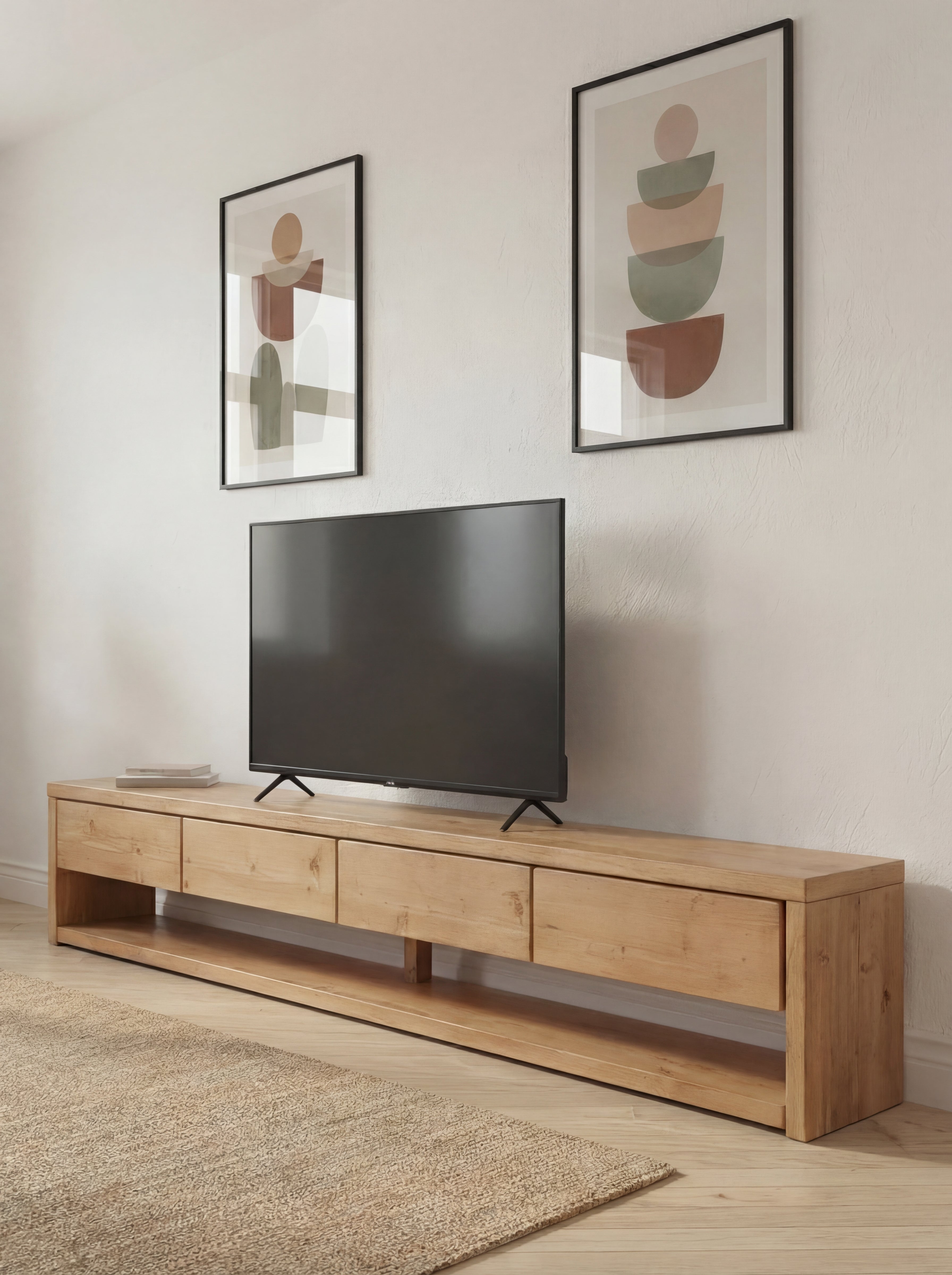 Pandon TV Stand 4 Drawers And Storage - TV Stands