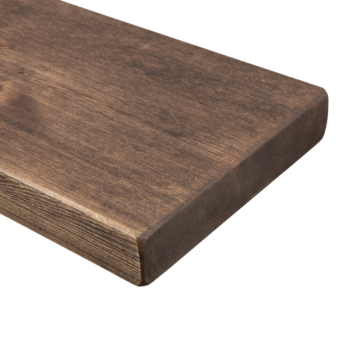 Rustic Floating Shelf 22cm x 4.5cm - Walnut