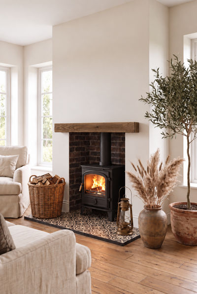 Rustic Mantel Beam - 9.5cm x 9.5cm - Mantel Beams