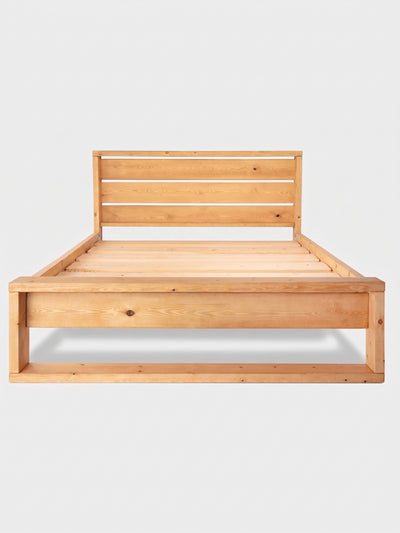 Sandyford Slatted Headboard Bed Frame - Bed Frames