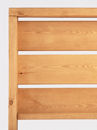 Sandyford Slatted Headboard Bed Frame - Bed Frames