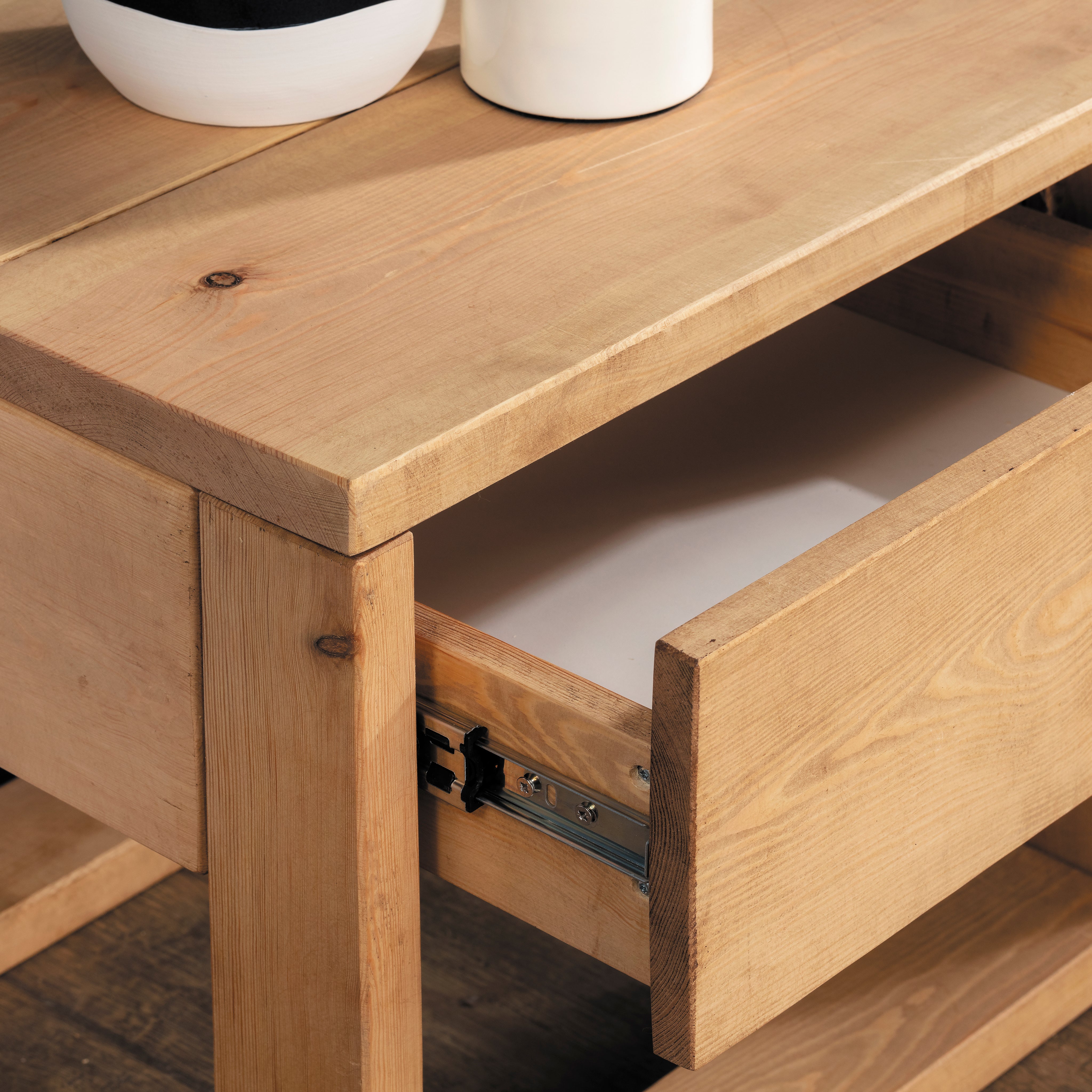 Sandyford Bedside Table With Drawer - Outlet - Save 15%