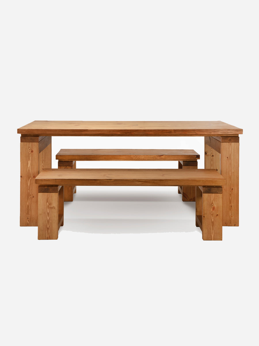 Sandyford Dining Table and Benches - Dining Table and Benches Sets