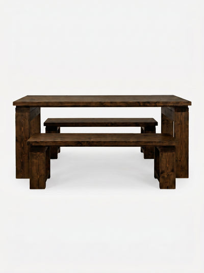 Sandyford Dining Table and Benches - Dining Table and Benches Sets