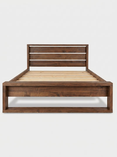Sandyford Slatted Headboard Bed Frame - Bed Frames
