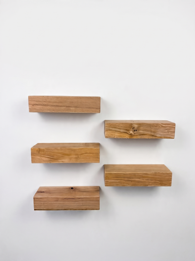 Set of Oak Floating Shelves