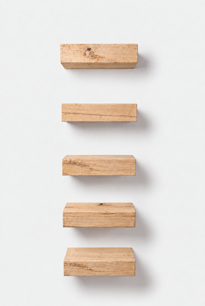 Set of Oak Floating Shelves