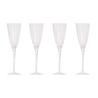 Set Of Champagne Flutes - Glass