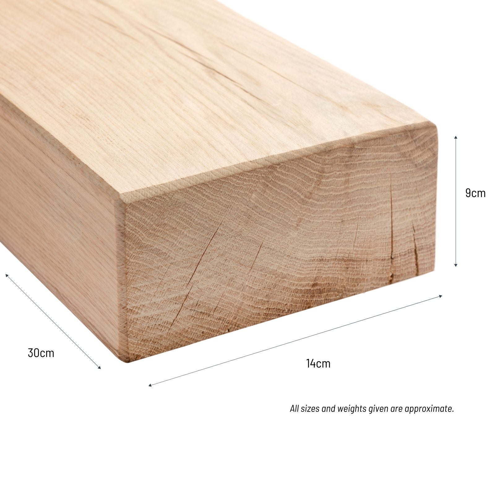 Set of Oak Floating Shelves - Floating Shelves