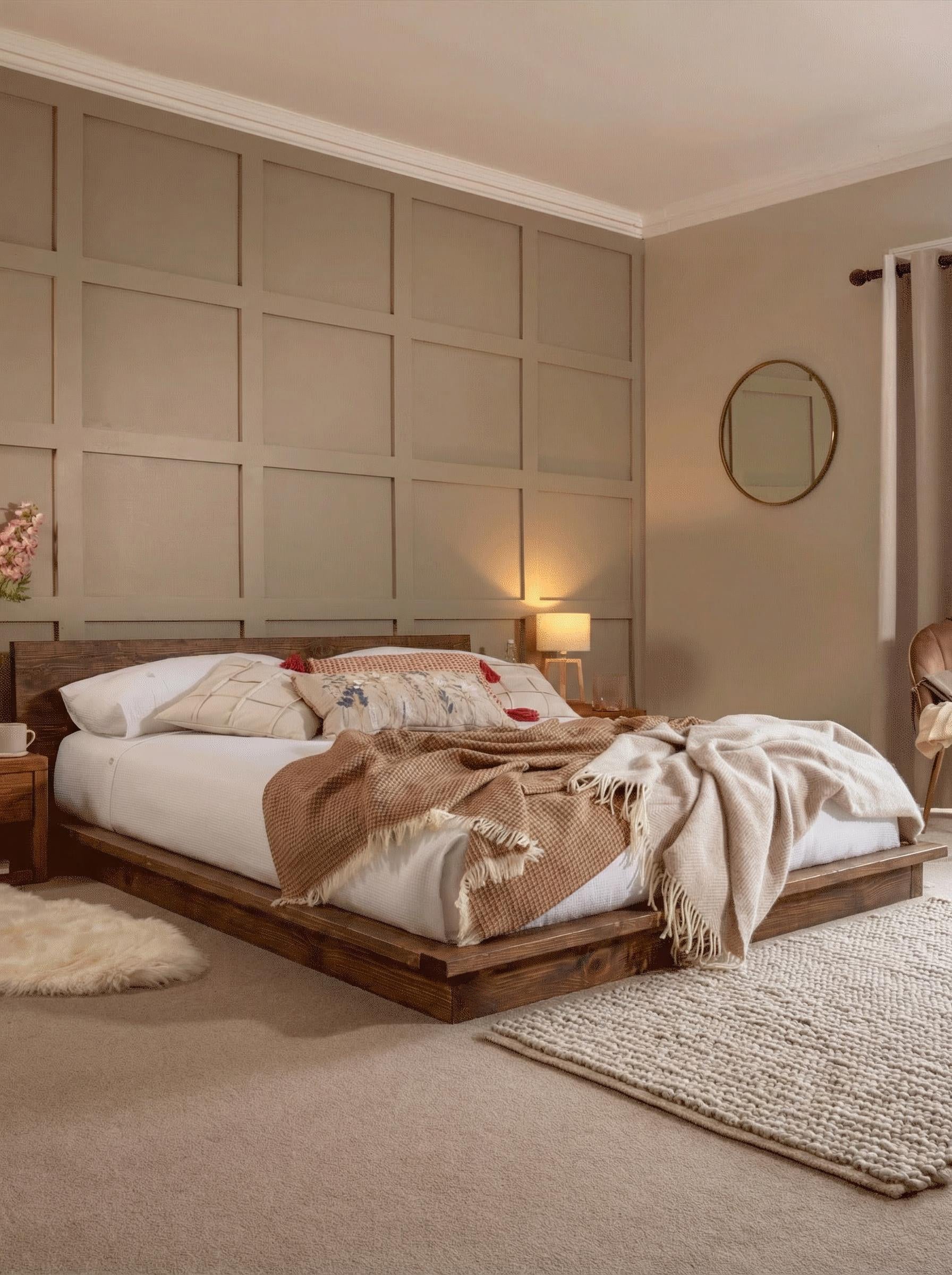Low Platform Bed | Stepney Japanese Style Platform Bed