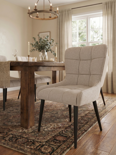 Traditional Upholstered Dining Chair - Set Of 2 - 