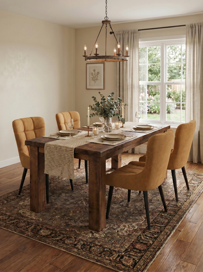 Traditional Upholstered Dining Chair - Set Of 2 - 