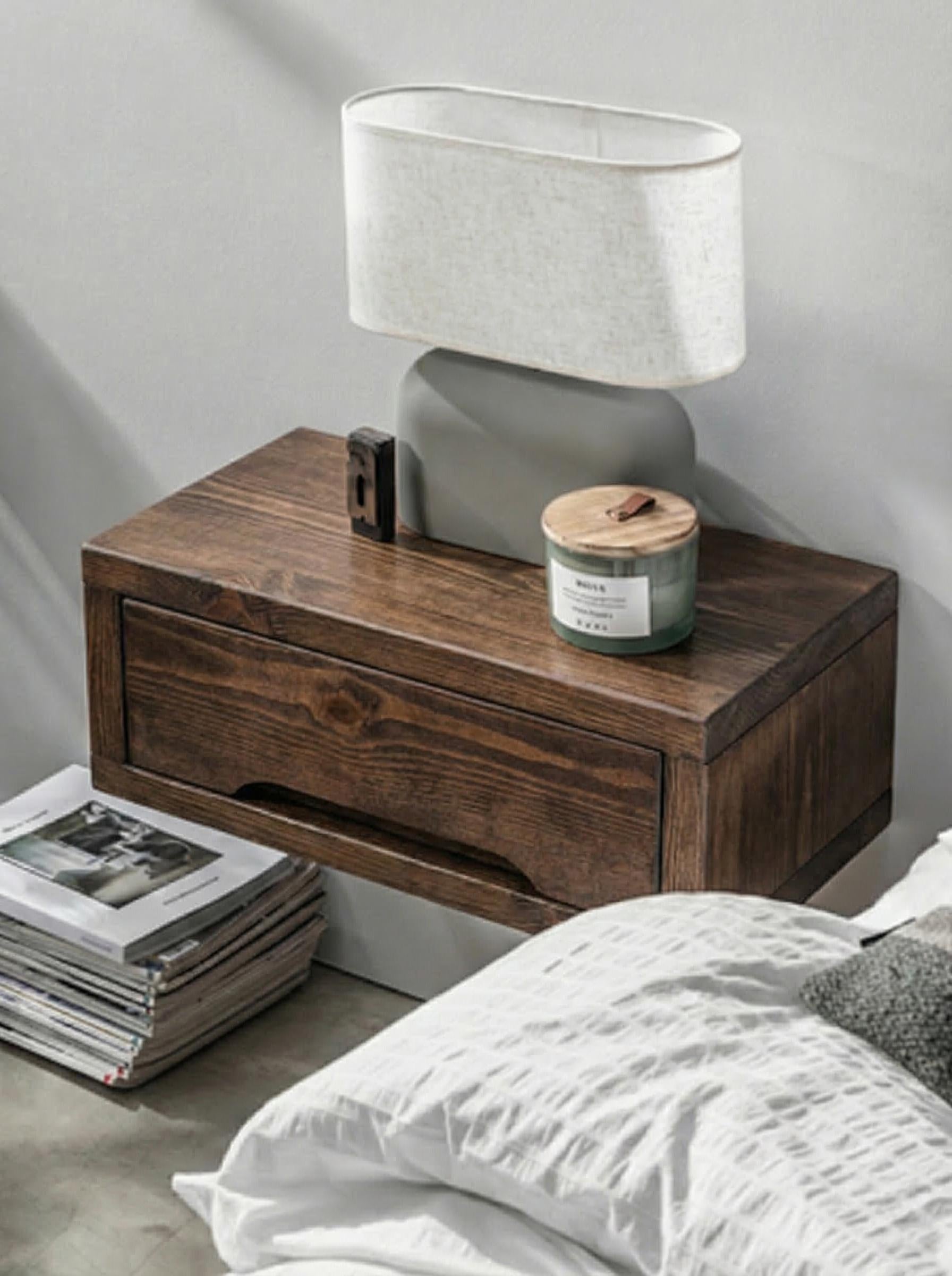 Wansbeck Floating Bedside Table - Bedside Tables