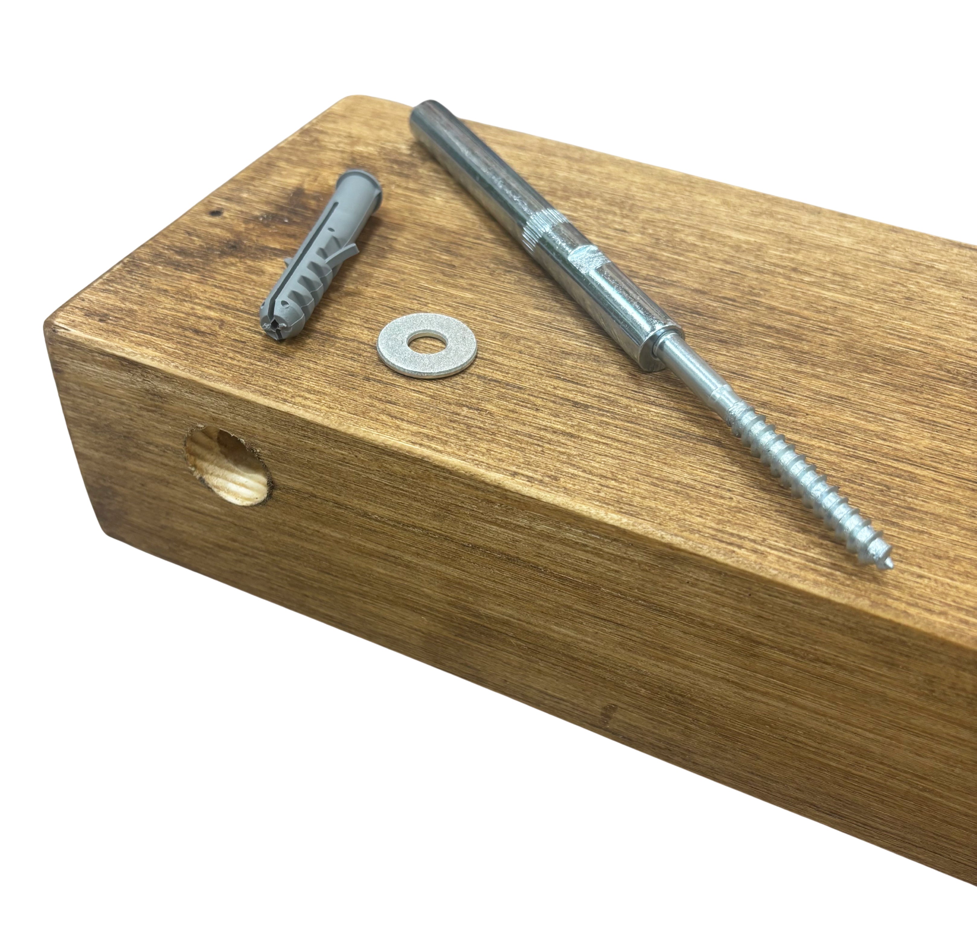 6x4 Oak Floating Shelf (14x9cm) - 
