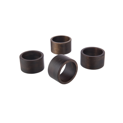 Wooden Napkin Ring Set - Tableware