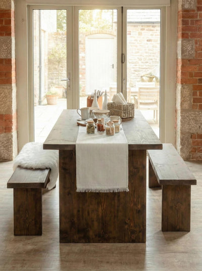Wylam Dining Table and Benches - Dining Table and Benches Sets