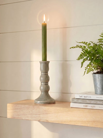 Sage Green Candle Holder
