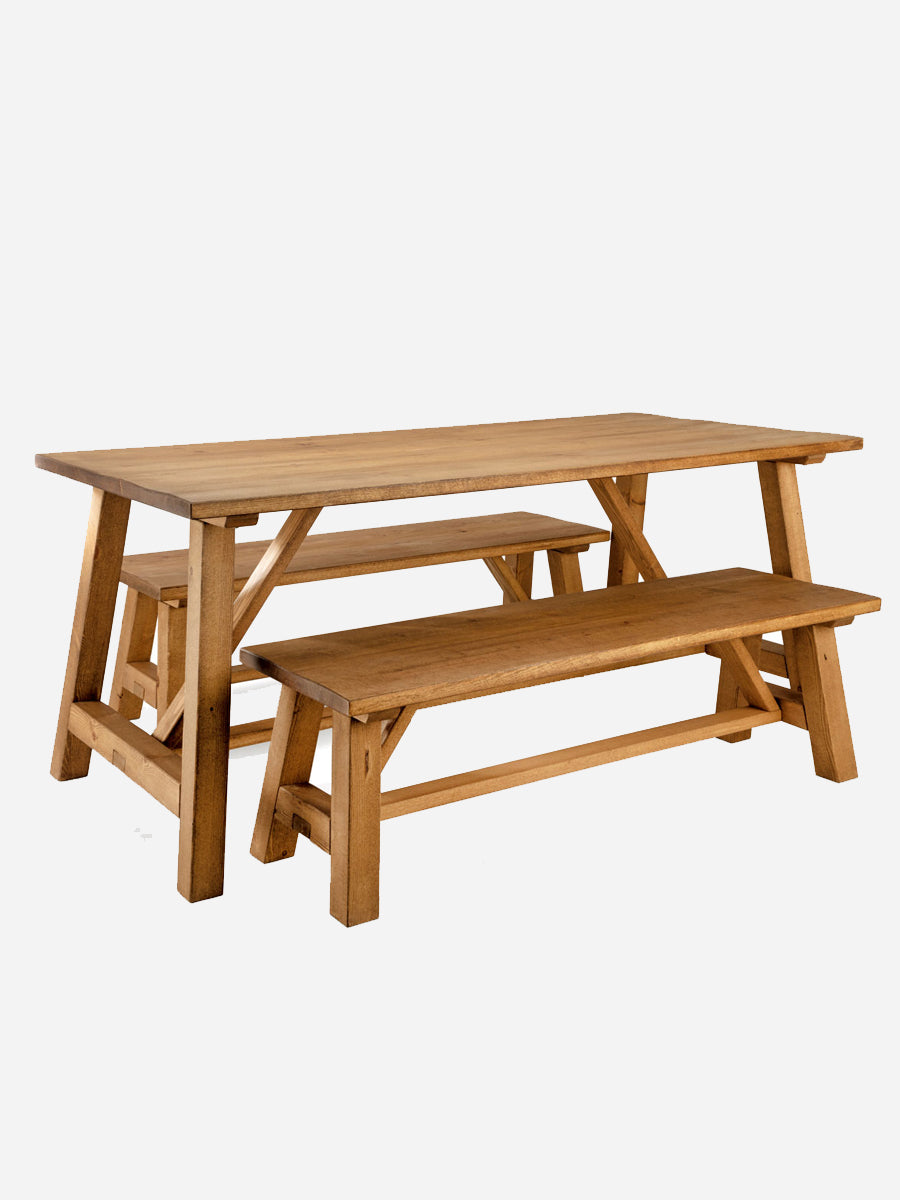 Amble Dining Table and Benches - Dining Table and Benches Sets