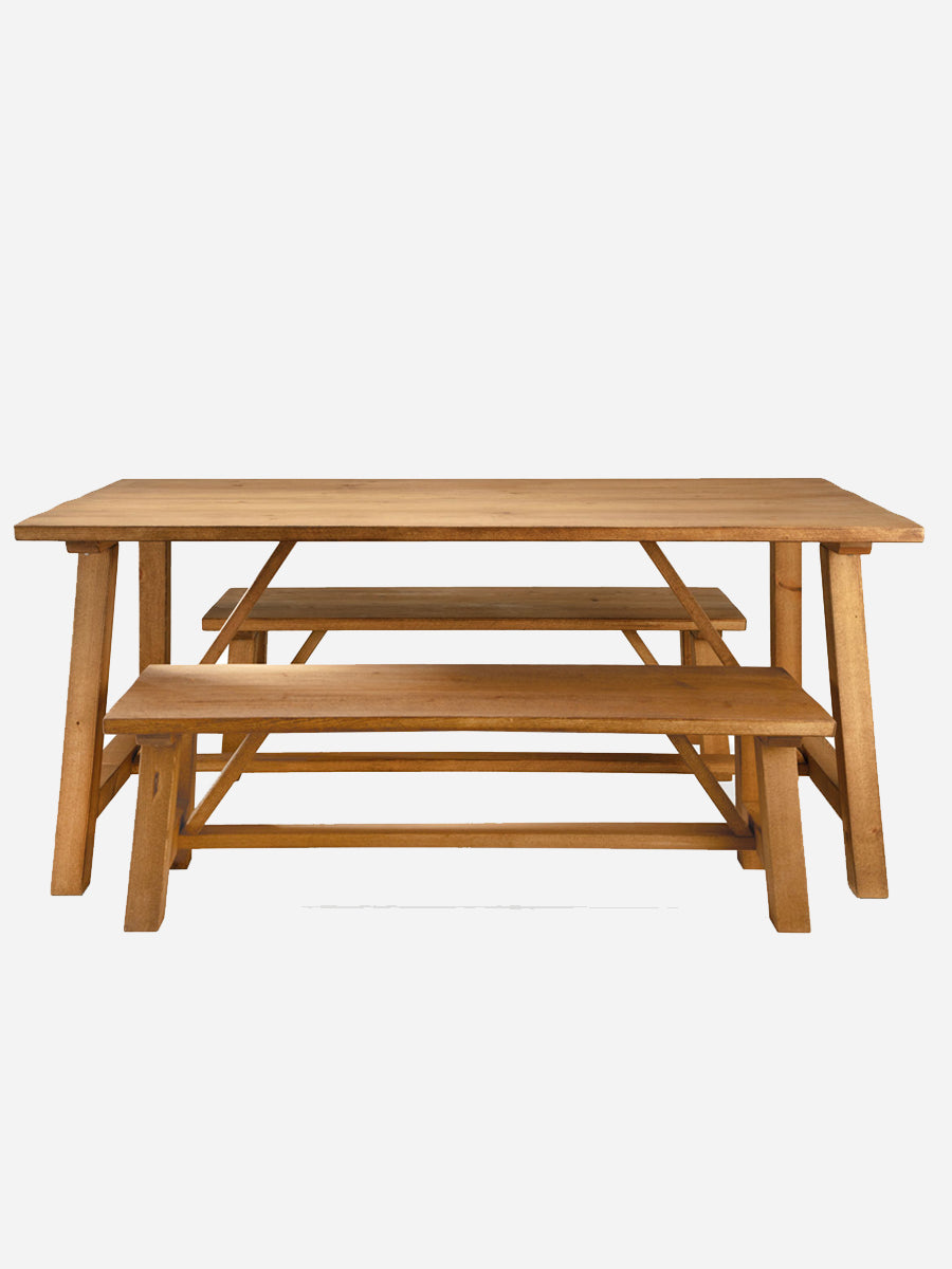 Amble Dining Table and Benches - Dining Table and Benches Sets