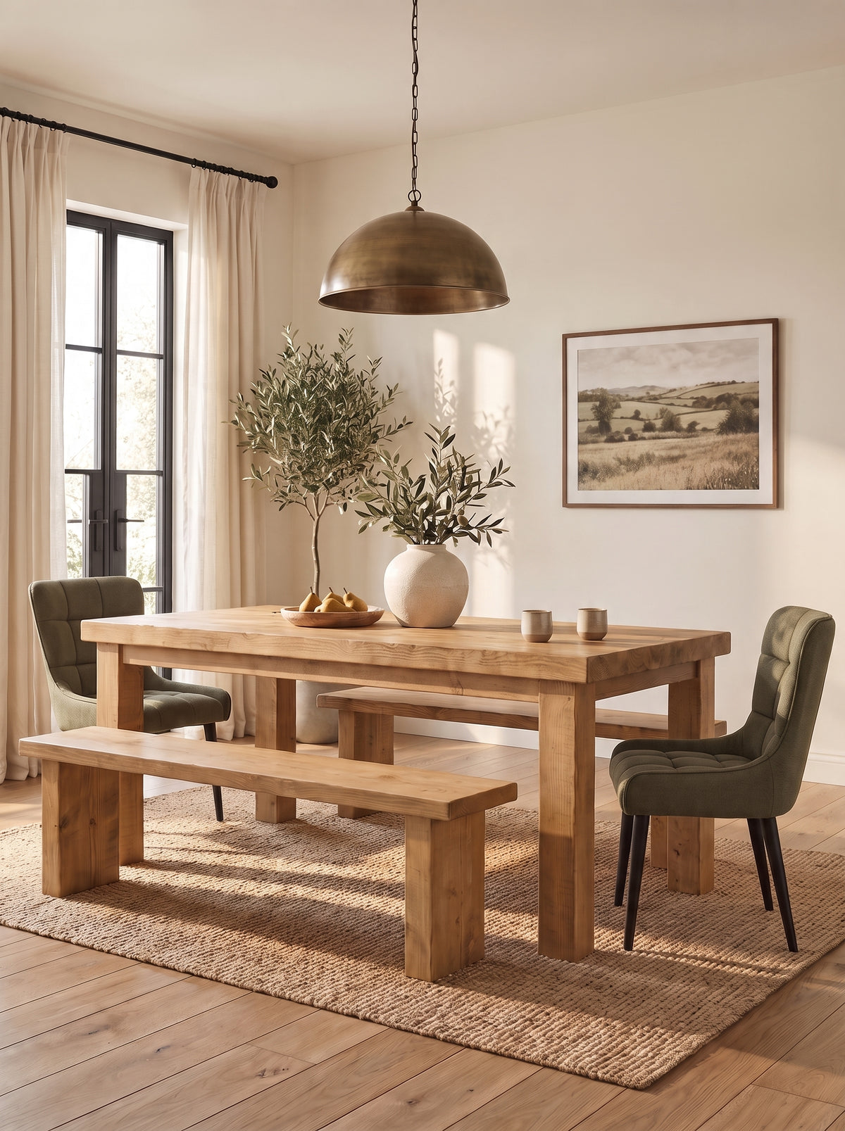 Chopwell Dining Table Set Bundle