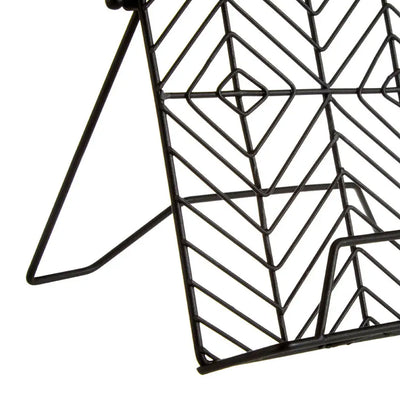 Black Metal Cook Book Stand - Kitchenware