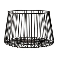 Black Metal Fruit Basket - Tableware & Entertaining