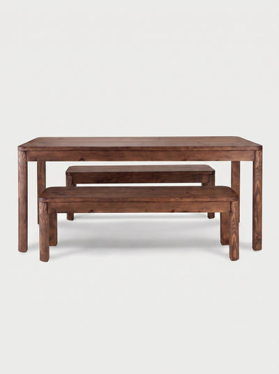 Gosforth Long Dining Table and Benches