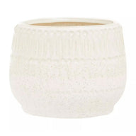 Ceramic Cream Planter - Planters, Vases & Bowls